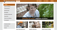 Desktop Screenshot of abenteuerwerkstatt.com